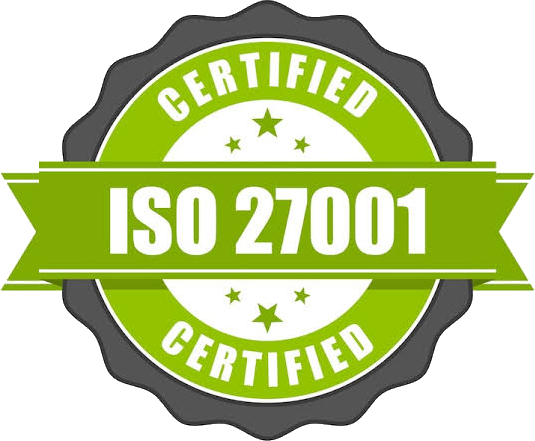 ISO 27001 Certified badge
